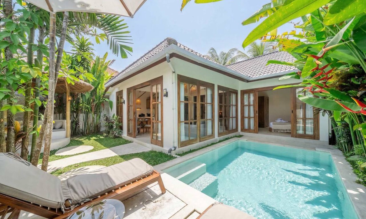 Ubud Villa | Cozy 2BR in Lush Ubud w Huge Pool, Patio & Garden