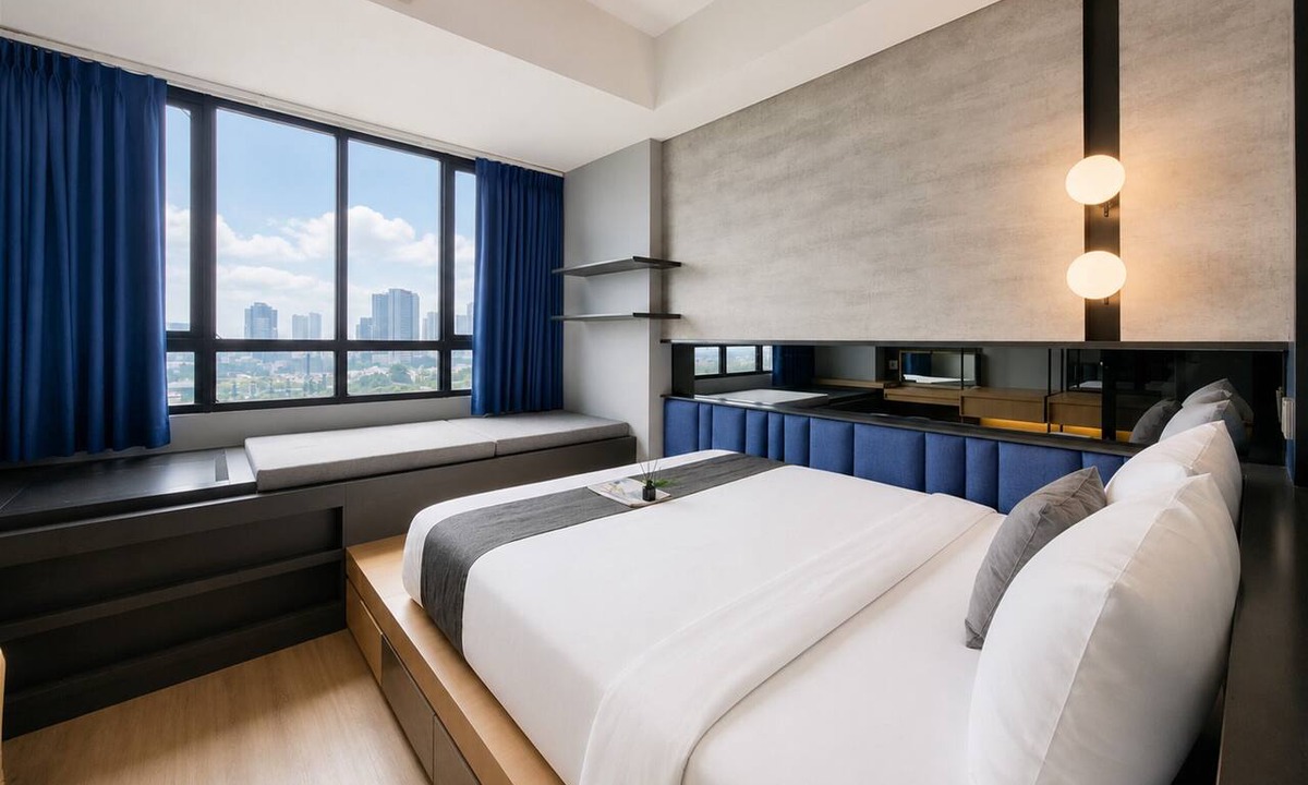 Panunggangan Utara Apartment | Elegant 1Br At Apartment Collins Boulevard