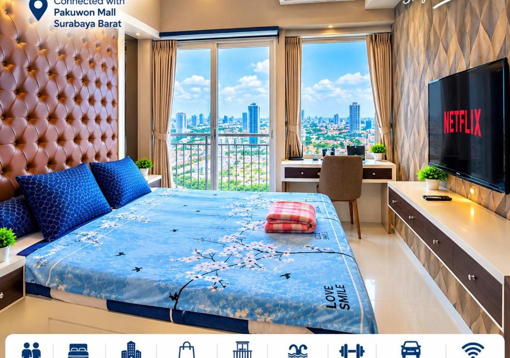 Surabaya Apartment | Orchard Tower with Netfix by AquHome