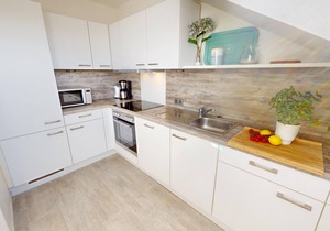 Bright and modern 2-room vacation apartment for 4 people with a balcony on the Baltic Sea in Grömitz