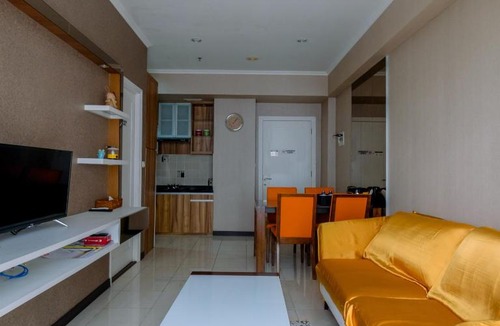 Pinang Apartment | 1BR Apartment with Study Room at Silkwood Residences By Travelio