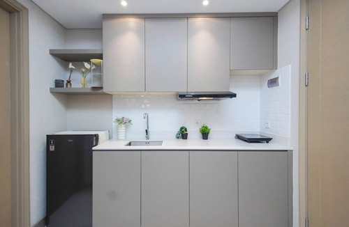 Pantai Indah Kapuk Apartment | 1Br Homey Areum Residence At Gold Coast
