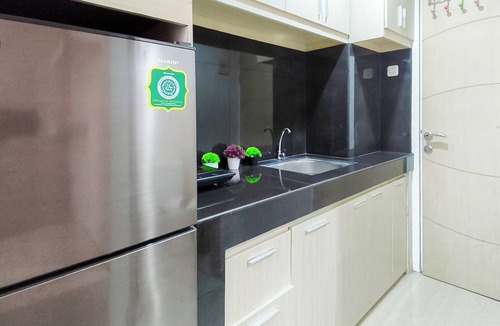 Surabaya Apartment | Comfy White Studio For 2 Pax At Bale Hinggil Apartment