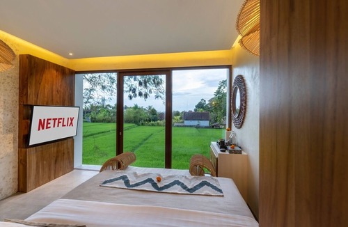 Petulu Resort | Cozy 1BR Cottage with Stunning Rice Field View