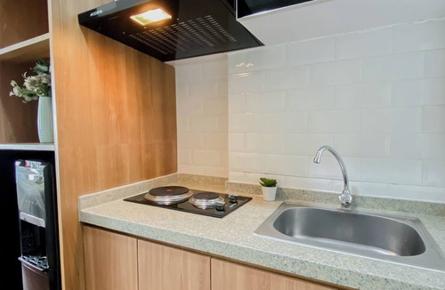 Cikarang Apartment | Neat Restful Studio Room At Apartment Vasanta Innopark