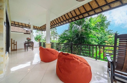 Penestanan Villa | New 2BR Villa in Modern Ubud Complex w Spa+2 Pools
