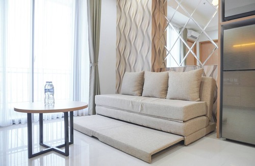 Semanggi Apartment | Nice And Comfortable 2Br At Samara Suites Apartment