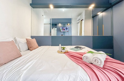 Sidoarjo Apartment | Restful Blue Studio At Suncity Residence