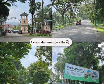 Cipanas Villa | Santorini Villa Puncak by SunMach - Wifi & Netflix