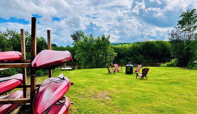 564B | Le Refuge Spa Riviere in Saint-Léon-de-Standon