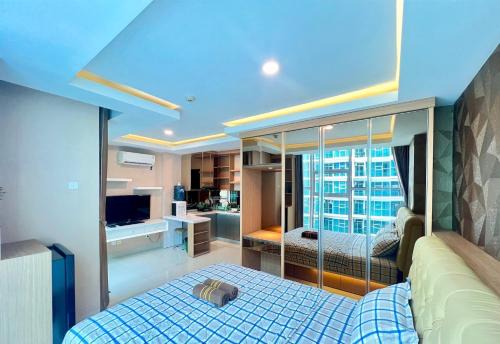 apartemen brooklyn alsut Studio bergaya modern,pusatkota,cozy,pool,gym,wifi in Dongkal Dua