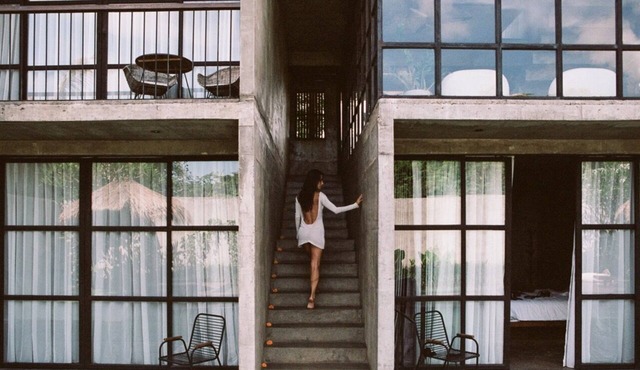 Architect-Designed Minimal Suite w/Pool Near Uluwatu