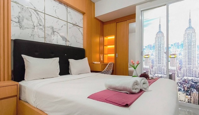 Comfy Minimalist Studio Room At Suncity Residence Apartment