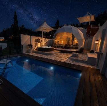 Glamping Grand Mazaya Private Pool in Bandung