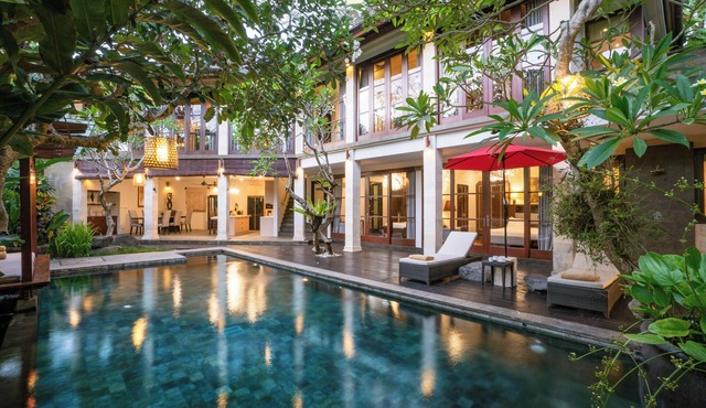 Lush Greenery View 3BR Private Pool Villa Jimbaran in Jimbaran