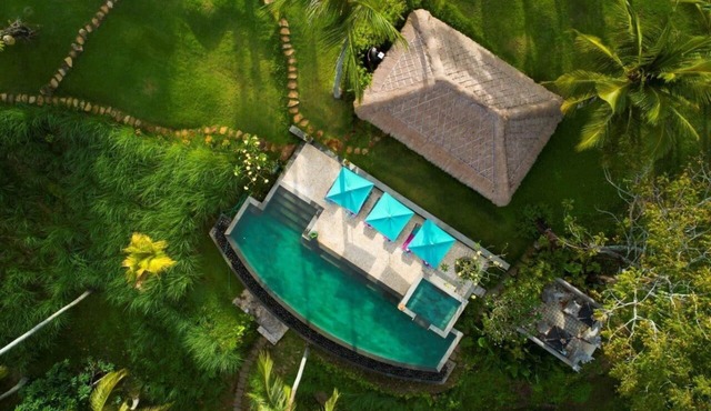 Luxury 5BR Ocean-View Villa near Balian Beach