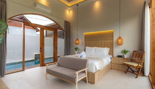 Modern 2BR Ubud Open Living Villa - Pool and Bathtub in Ubud