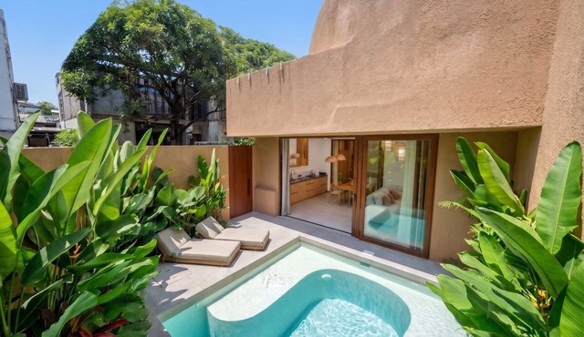 New Chic 2BR Villa+Rooftop+Big Pool+Central Canggu in Kabupaten Badung
