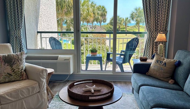 Oceanfront 1BR Luxe Bridgewater Suite w/Ocean & Resort Views @Litchfield Beach in Pawleys Island