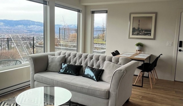 one-bedroom modern suite with a great view in Kelowna