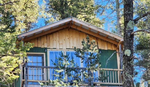 Rustic Romantic Treehouse Near Cloudcroft New Mexico in Mayhill