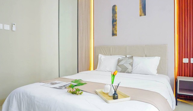 Wood Accent Studio At Royal Sentul Park Apartment in Bogor