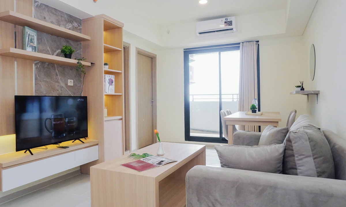 Cikarang Apartment | Neat 3Br For 4 Pax At Meikarta District 2 Apartment