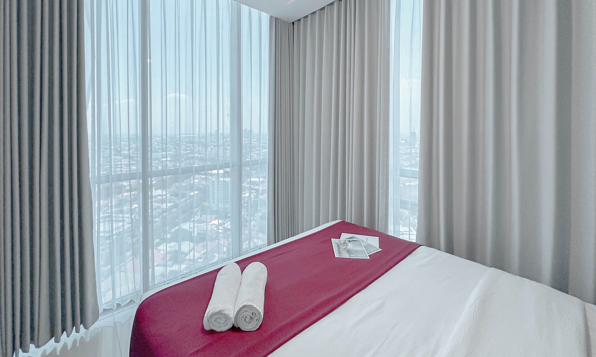 Surabaya Apartment | Combined Grey Toned 2Br Apartment At The City Square Surabaya