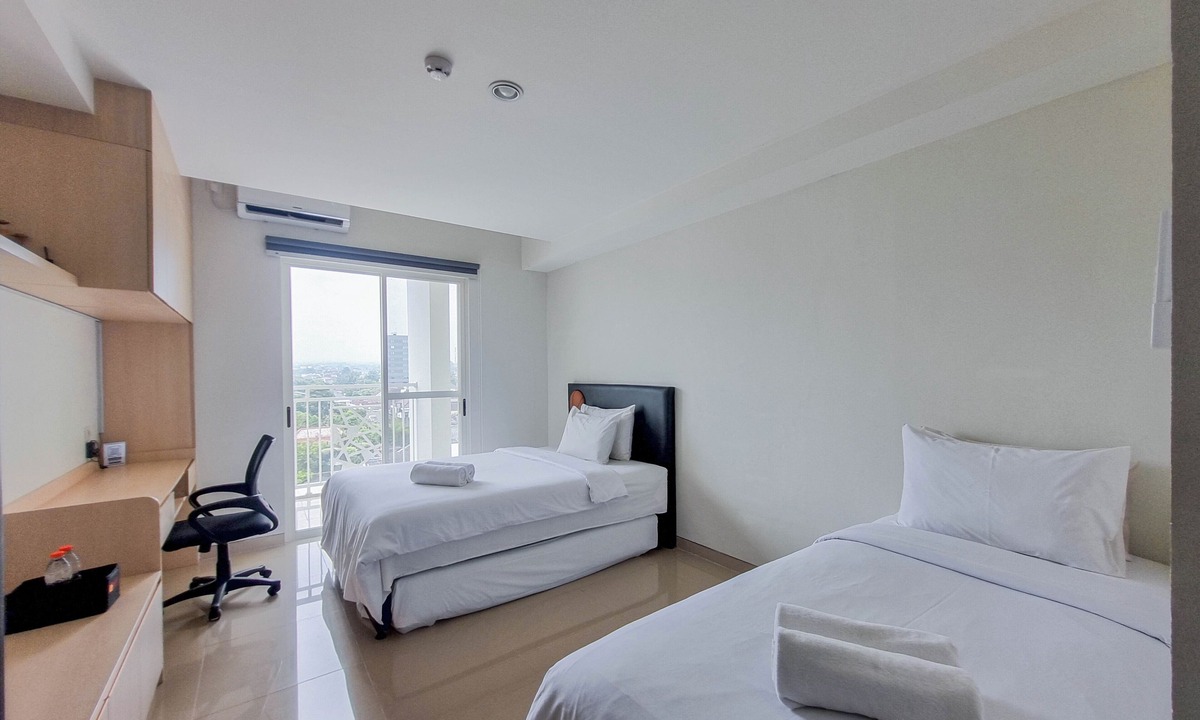 Mlati Apartment | Mountain View Studio for 6 Pax at Mataram City Apartment