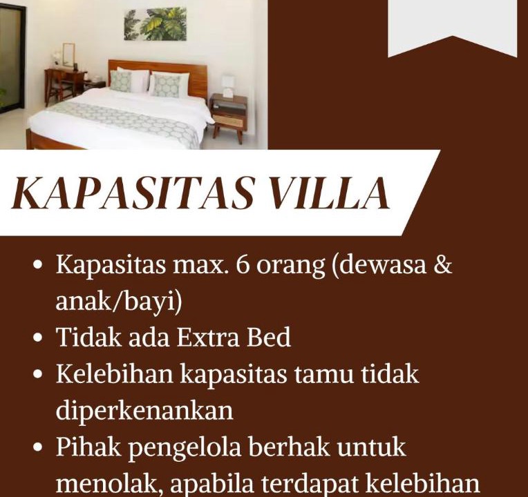 Sleman Villa | Villa Rooz BARU private pool dining kitchen