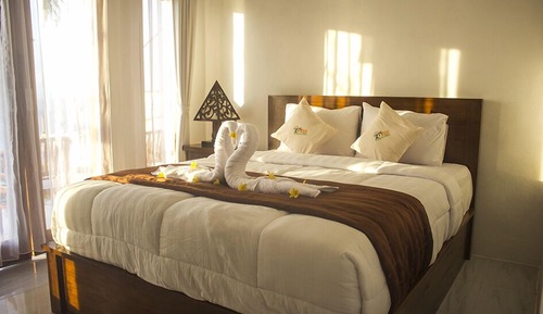 Deluxe Bungalow, 1 Queen Bed, Sea View