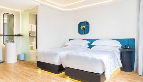 Deluxe Twin Room, Smoking, City View