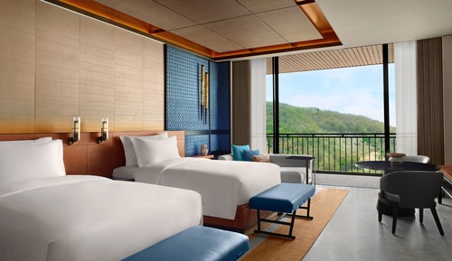 Junior Suite, 2 Double Beds, Sea View