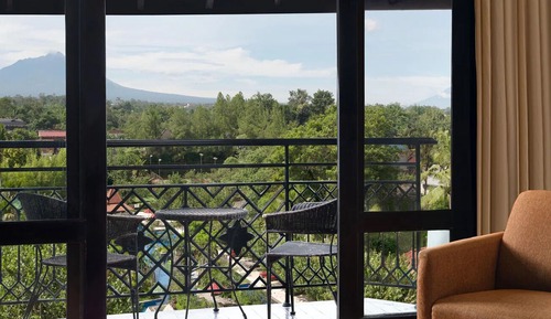 Deluxe Room, 1 King Bed, Balcony, Garden View