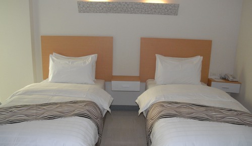 Deluxe Twin Room, 1 Bedroom, Non Smoking, City View