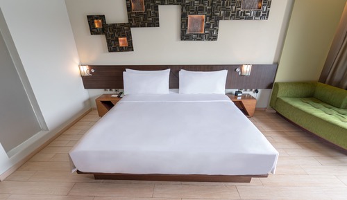 Standard Room, 1 King Bed, Bathtub, City View