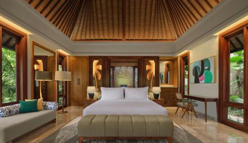 One-Bedroom Villa with King Bed and Pool View, One-Time Refreshment, Daily breakfast for two, Balinese welcome ritual with Tridatu bracelet, Access to infinity pool & wellness facilities