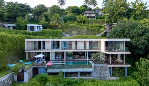 Family 7-Bedroom Pool Villa with Ocean View & Bunk beds