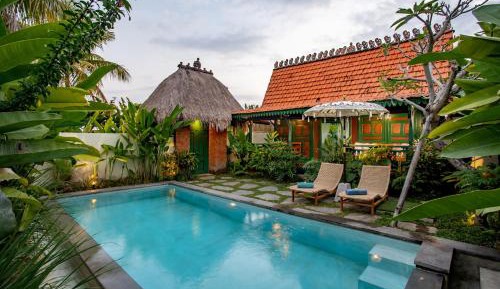One-Bedroom Villa with Private Pool with Garden View 