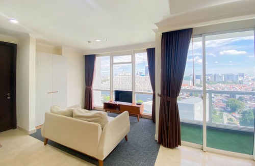 Jakarta Apartment | Spacious And Combined 2Br At Menteng Park Apartment