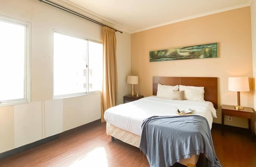 Old Jakarta Apartment | 1BR Queen Bed at Ancol Marina Apartment near Dufan