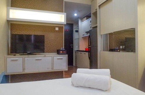 Surabaya Apartment | Trendy and Tidy Studio Room at Puri Mas Apartment