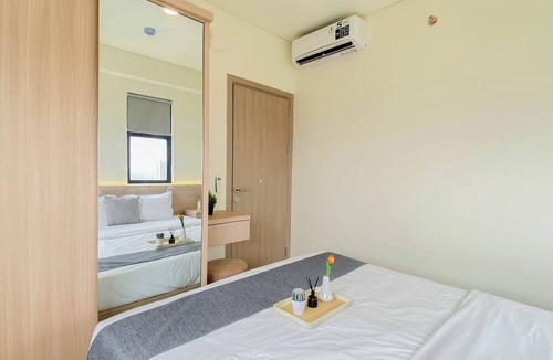 Cikarang Apartment | Neat 3Br For 4 Pax At Meikarta District 2 Apartment