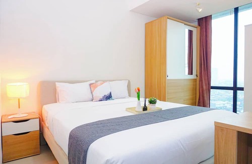 Jakarta Apartment | Relaxing Stay Studio At Apartment Lrt City Bekasi