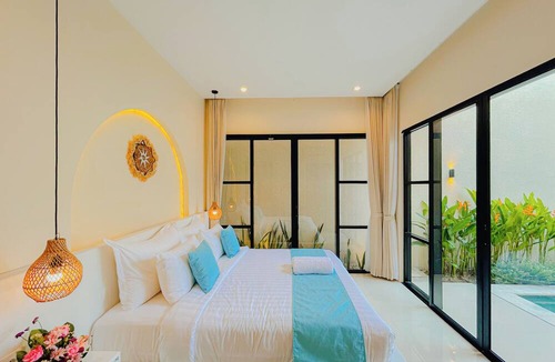 Kesiman Villa | Beachside Luxury 3BR Mediterranean Sanur