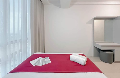 Surabaya Apartment | Combined Grey Toned 2Br Apartment At The City Square Surabaya