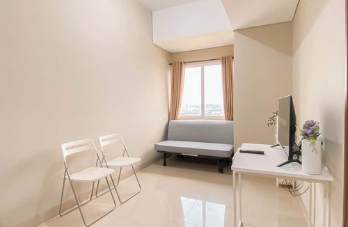 Kedungmanggu Apartment | Cream Tone 1Br At Royal Sentul Park Apartment