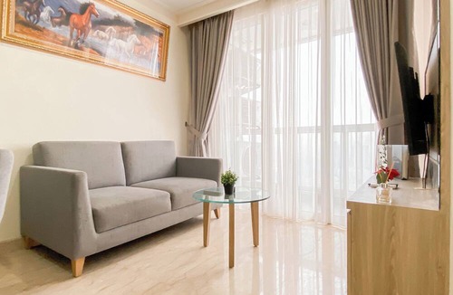 Cikini Apartment | 2Br With Private Lift Near Station At Menteng Park Apartment
