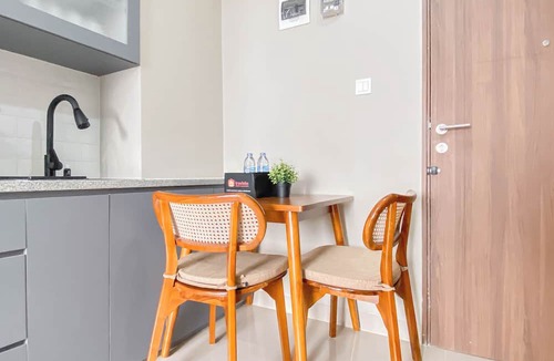Kedungmanggu Apartment | Soft Grey 1Br At Royal Sentul Park Apartment