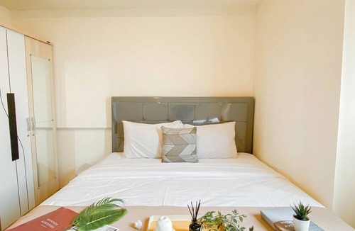 Cikarang Apartment | Soft Scandinavian 3Br At Meikarta Apartment